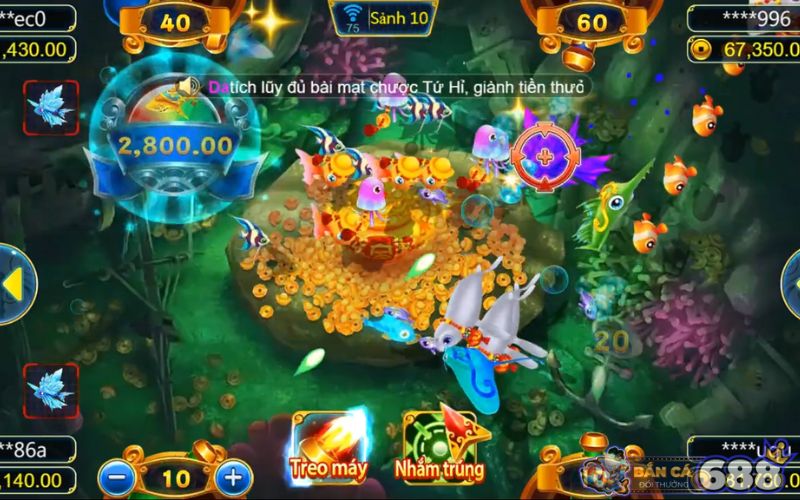 Tam Tiên Bắn Cá: Hướng dẫn chơi cho người mới bắt đầu 2 Hướng dẫn cách chơi game Tam Tiên Bắn Cá căn bản
