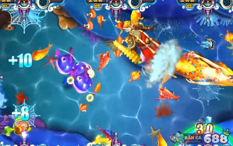 Thiên Vương Bắn Cá - Săn cá ăn tiền thật, đỉnh cao giải trí 3 Hướng dẫn cách chơi game Thiên Vương Bắn Cá