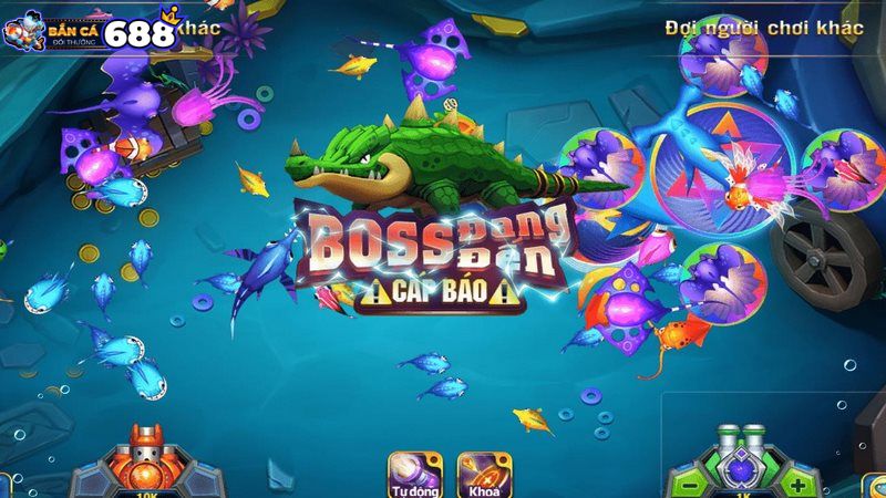 Săn Cá Vàng - Bắn Cá Trực Tuyến Thắng Tiền Thật Siêu Hấp Dẫn 2 Nhân vật được thiết kế đầy nổi bật