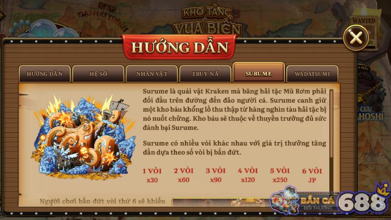 Bắn Cá Vua Hải Tặc Tại UK88 3 Một số mục tiêu đặc biệt trong Vua Hải Tặc mang đến phần thưởng lớn cho người chơi