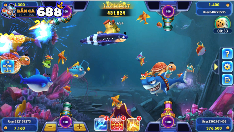 Vua bắn cá 3D: Thế giới đại dương sống động đầy mê hoặc 2 vua ban ca 3d 2 Vua bắn cá 3D: Thế giới đại dương sống động đầy mê hoặc